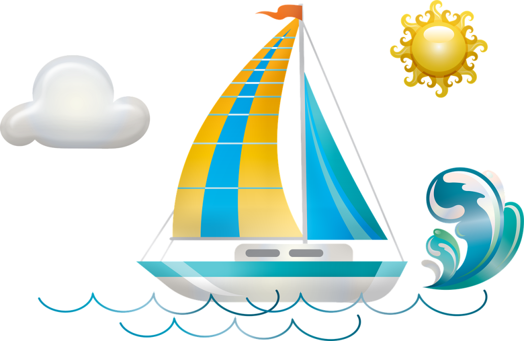 Boat Waves Sun Ocean Water Wave