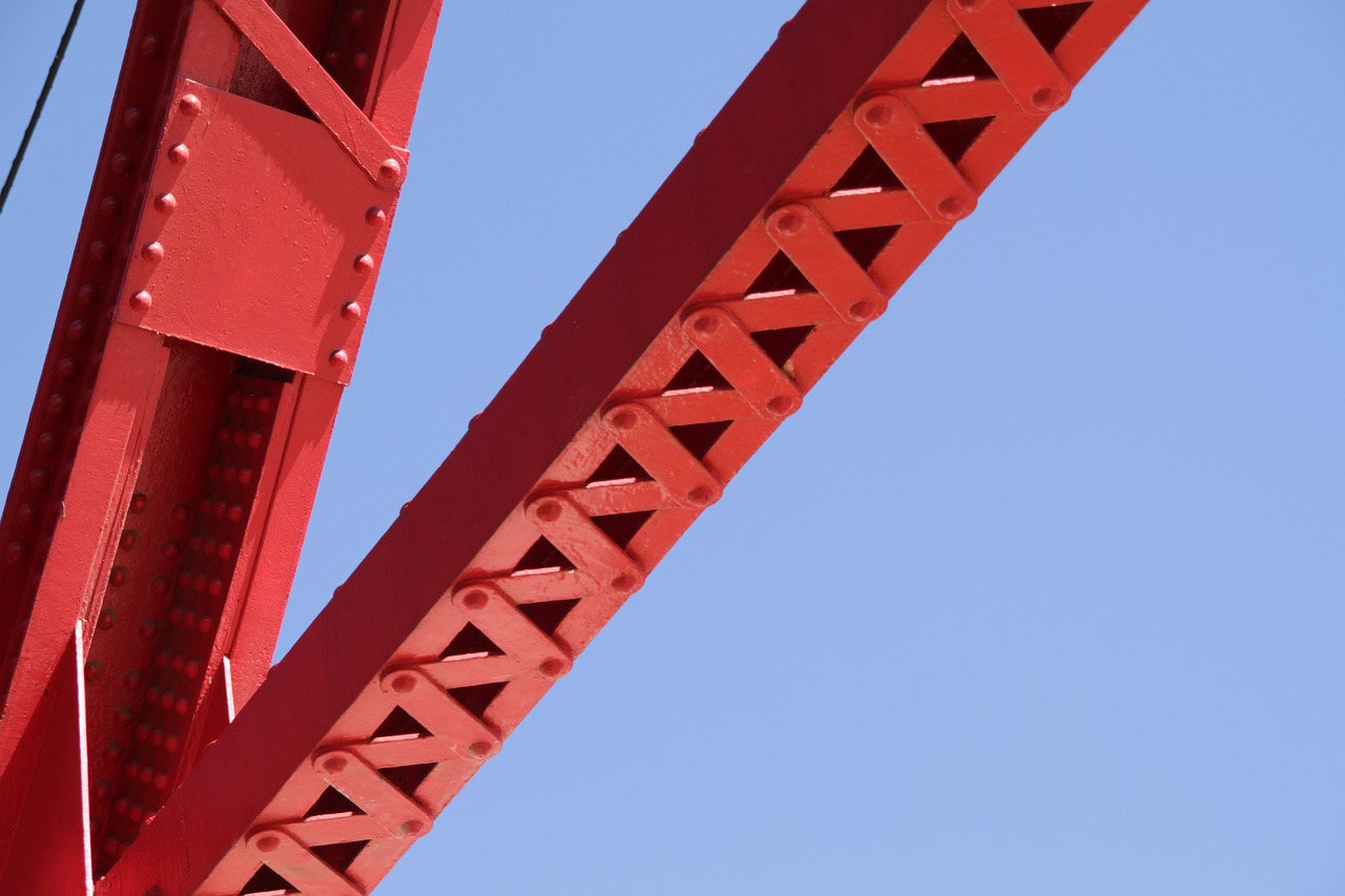 Iron Bridge Steel Frame Vivid Rivet  - Hama_melis / Pixabay
