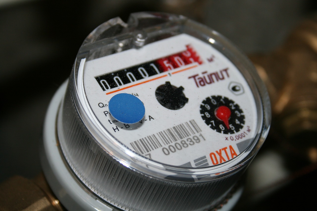 counter, water, water meter