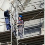 men, workers, construction, scaffolding, people, building, arcade, scaffolding, scaffolding, scaffolding, scaffolding, scaffolding